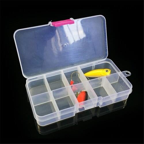 Bait Organizer Box Fishing Lures Case Tackle Storage Fisher Gear Bulk New Small components storage box for fishing c1005