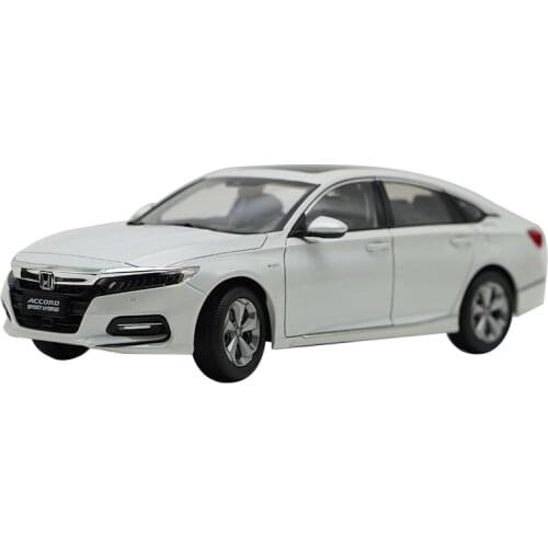 Original 1:18 GAC Honda Accord 2018 10th generation Sport hybrid diecast car model for gift, collection