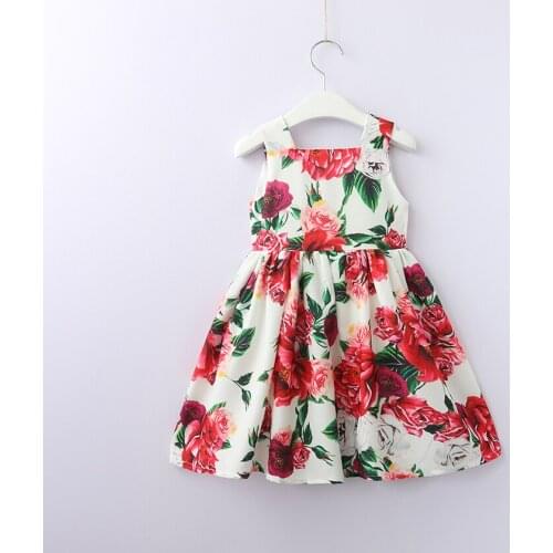 Baby Girls Dresses Baby Girl Summer Princess Dresses Kids Sling For Girls Flower Dresses Infantil Menina Vestido