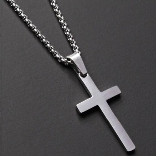New Classic Cross European American Fashion Personality Jesus Pendant For Men Women Accessories Party Jewelry Gifts Anniversary