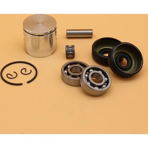 38mm & 40mm Piston Ring Crank Ball Bearing Oil Seals Fit For HUSQVARNA 36 136 136LE 137 137e 41 141 142 142e Chainsaw Parts