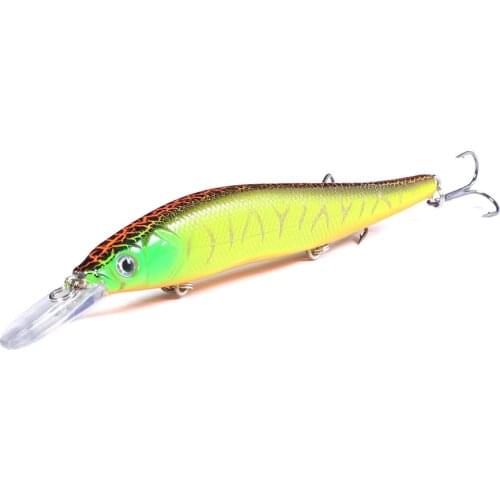 1pc Minnow Wobbler Fishing Lure 135mm 15.6g Artificial Hard Bait Depth 0-3m Jerkbait Bass Pike Baits Slow Sinking or Flaoting