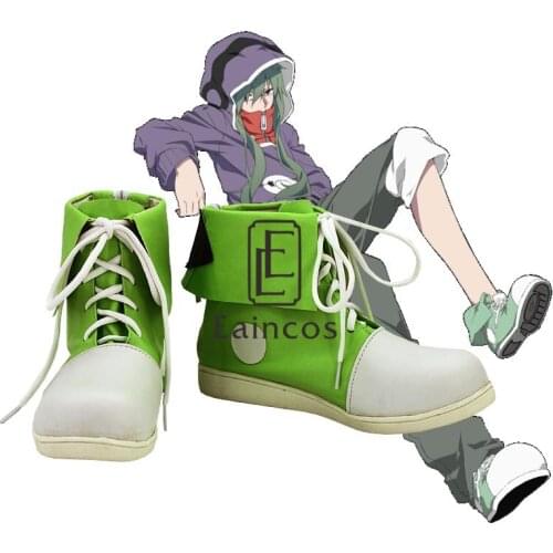 Anime MekakuCity Actors/Kagerou Project Kido Tsubomi Boots Cosplay Party Shoes Custom Made