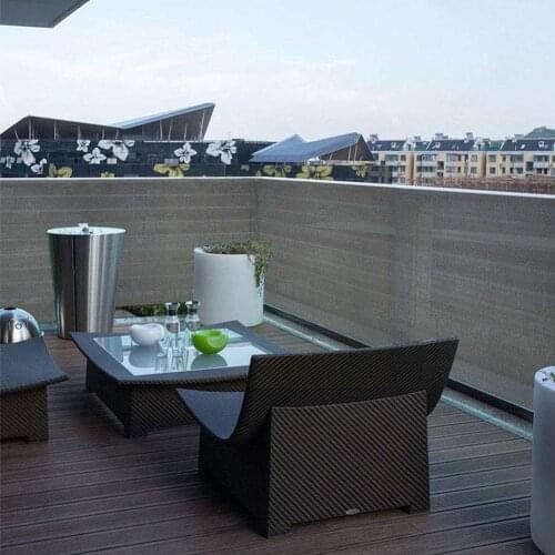 5*0.9 M Balcony Fence Privacy Net Summer Garden Viewing Courtyard Shade Outdoor Net House Cover Anti-Aging Fence Y3X1