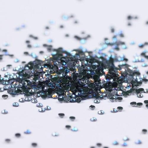 440pcs/ lot 2mm 3D Nail Art Rhinestones ss6 Glass/Crystal Nail Art Rhinestones For Clothing Hot Fix Fabric Garment Decorations