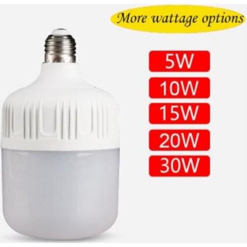 Led Bulbs Home Light Source Energy Saving Lamp High Power Led Bulb Lamp E27 Indoor Lighting Booth Night Market Lamp AC180-265V