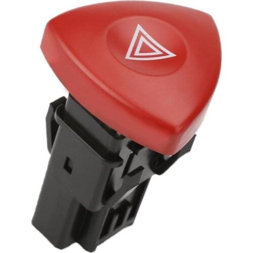 Triangle Sign Universal Premium Control Switch Replacement Warning Dash Car Hazard Switch for Renault Emergency Automobile