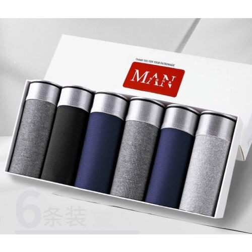 4/6/8pcs/lot Fashion Underpants Male Boxer Gift For Men Mesh Underwears Ice Silk Breathable Comfortable Boxer Underpants