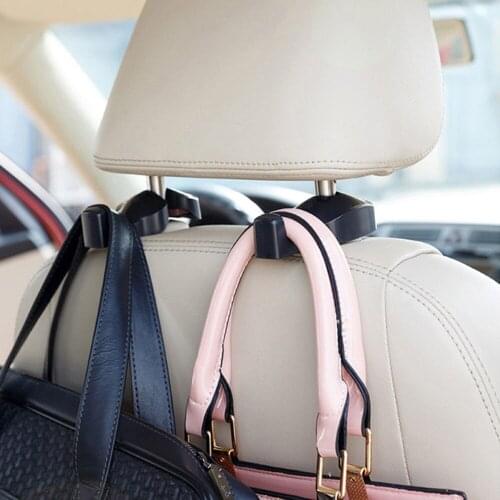 Universal Car Vehicle Back Seat Headrest Hanger Holder Hook for Bag Purse Cloth Grocery Car shipping bag holder Seat Hanger