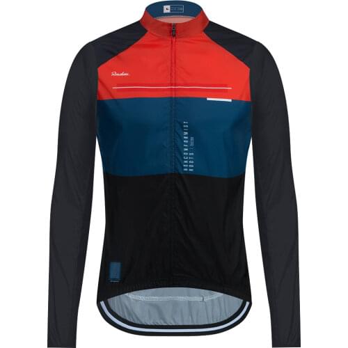 RAUDAX 2021 Mens Windbreake Cycling Jacket Pro Team Roupa Ciclismo Masculino Windproof Long Sleeve Cycling Clothing Lightweight