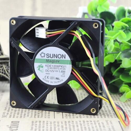 For Sunon KDE1208PKV3 13.MS.AF.GN 12V 0.8W 8CM 8020 fan 80*80*20MM cooling fan