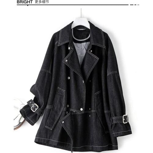 Short Windbreaker Womens Small 2021 New Spring Clothing Temperament Korean Loose Spring and Autumn Popular Short Coat