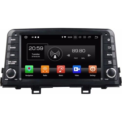 Octa Core 8'' 8 core Android 9.0 Car Radio DVD player GPS navigation for for kia Morning Picanto 2017 4G RAM 64G ROM AUTO stereo