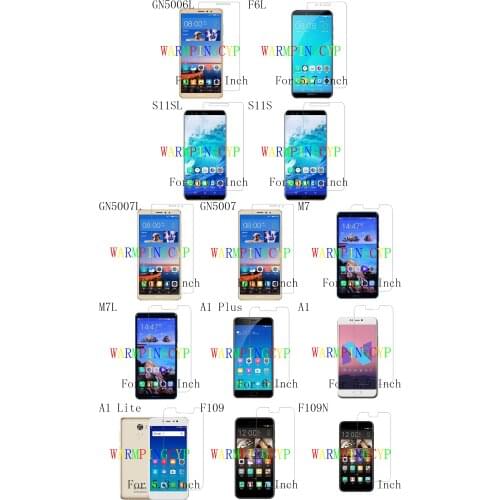 Screen Protector Film For GIONEE GN5006L F6L S11SL GN5007L M7 M7L A1 Plus Lite F109 F109N Power