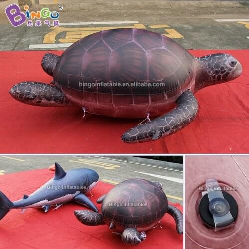 1.5 m long sealed inflatable sea turtle/factory custom inflatable Marine life/free shipping inflatable Marine animal toys