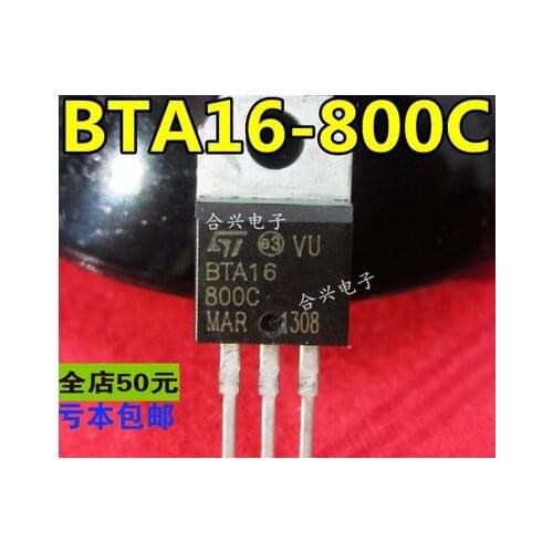 100% New&original BTA16-800 BTA16-800C TO-220 In stock