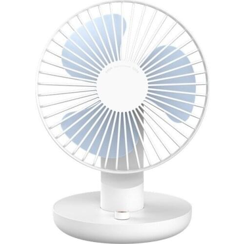2020 new Planha shaking head fan wide-angle air circulation fan stepless speed regulation USB rechargeable vertical desk fan