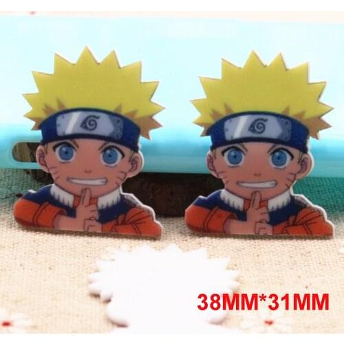 50pcs/lot 38*31MM Japan Cartoon Anime Flatback Resin Cabochon DIY Crafts Embellishments for Home Decoration Accessories FR566
