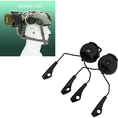 Tactical FAST fast helmet ARC track adapter is suitable for tactical electronic shooting headset noise reduction hunting headset