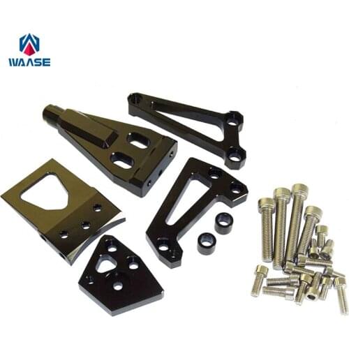 Motorcycle CNC Aluminium Steering Stabilizer Damper Mounting Bracket For Kawasaki ER6N ER6F Ninja 650R 2009 2010 2011