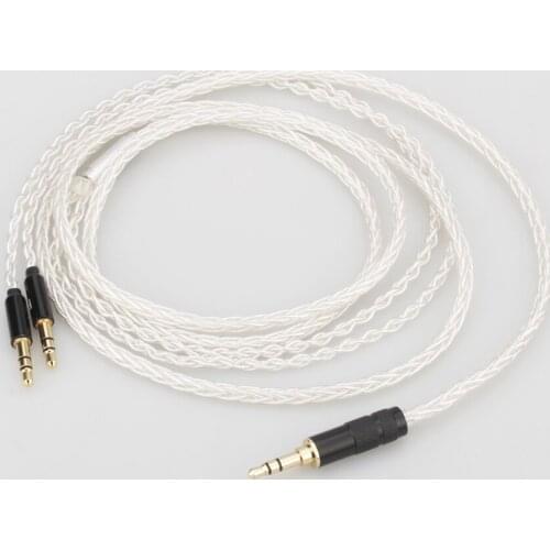 Audiocrast HIFI 8 Cores 7N OCC Silver Plated OCC Balanced Headphone upgrade cord cable For Hifiman SUNDARA he400i he400s HE560