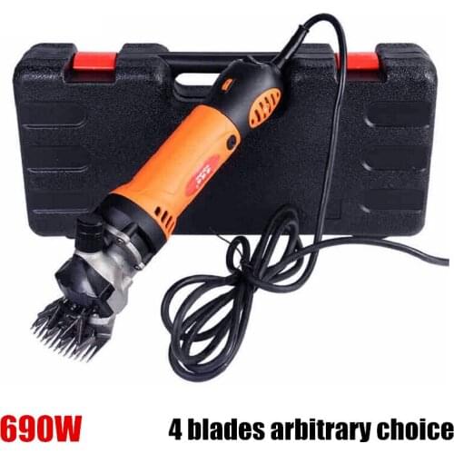 Free shipping 690W Electric Sheep Shearing Clipper Scissors Shears Cutter Goat Clipper Machines 4 kinds of blades 220v-240v