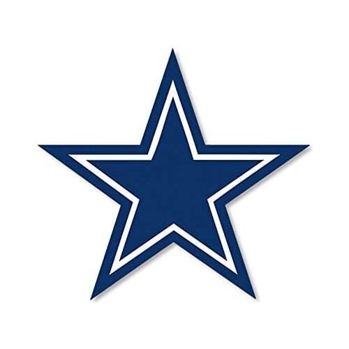 Large Blue Star Sticker (Window Cowboys Exterior Vinyl dak Decal Fan)