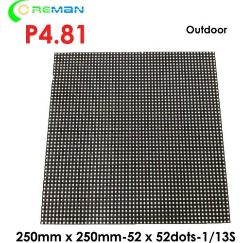 China pantalla led module P4.81 P3.91 25x25cm matrix rgb outside giant advertising led video wall screen module