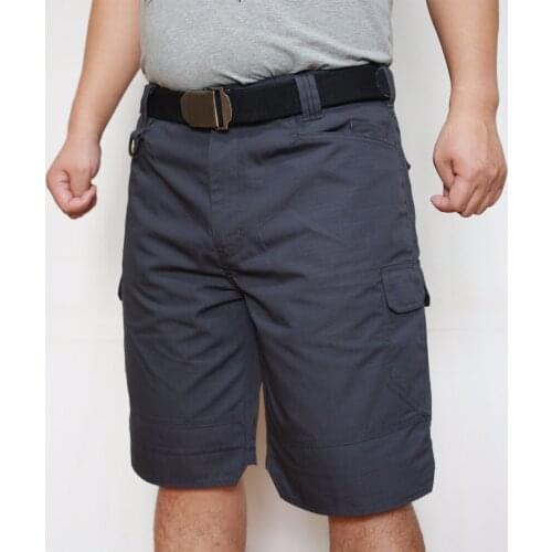 2020 Summer Short Men Work shorts Rip-stop Multiple Pocket Military tactical Short Plus Size Brand Clothing ID805-A