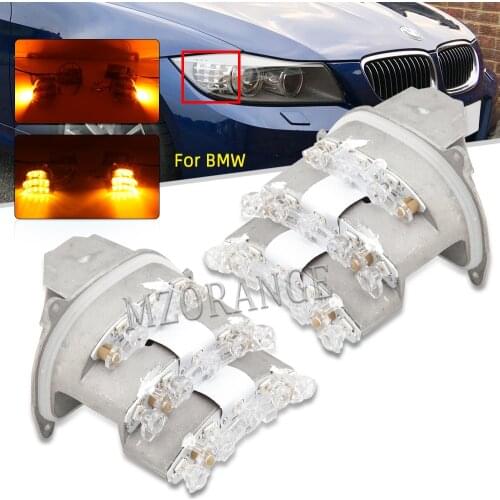 NEW front LED Insert Turn Signal Light For BMW e90 e91 328i 335i 335d for BMW M3 Blinker headlight headlights LCI 6312 7245813