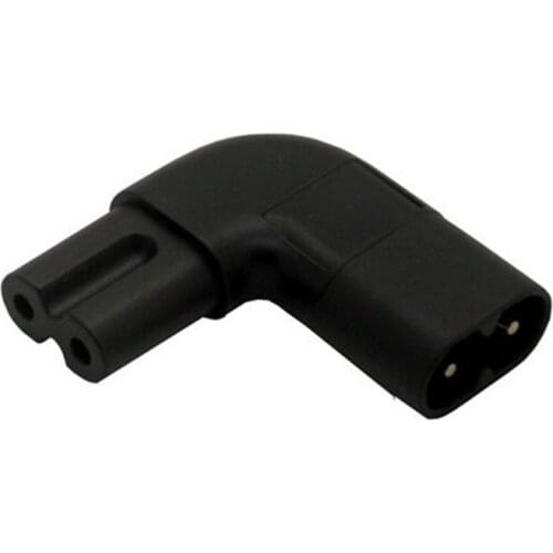 New IEC 320 C7 C8 Figure 8 left right angle AC Power adapt C7 TO C8 PLUG CONVERTER