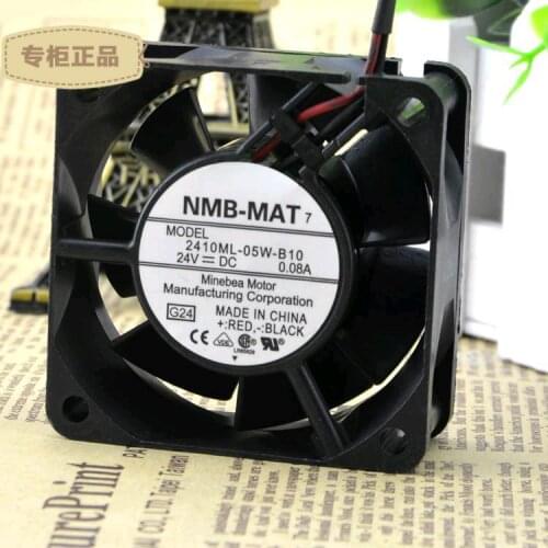 Original FOR NMB 2410ml-05w-b1060256cm 24v 0.08a two-wire double ball fan