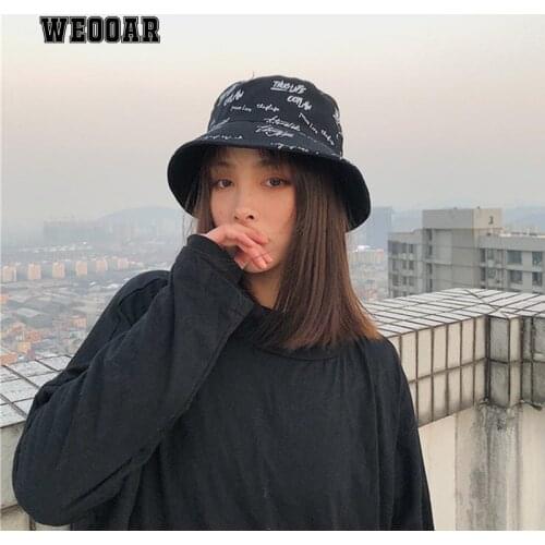 WEOOAR Double-sided Mens Panama 2021 Summer Womens Bucket Hat Ladies Fisherman Hat Sun Visor Caps Fishing Luxury bob MZ154