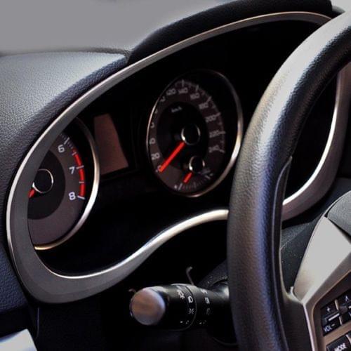 Stainless Steel Car interior dashboard console panel frame cover Trim for Subaru Forester 2013-2018 XV 2013-2016