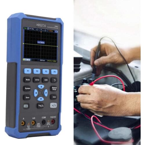 HDS272S Handheld 70MHz Oscilloscope Waveform Generator Multiumeter Signal Source Waveform Generator Multifunction In One