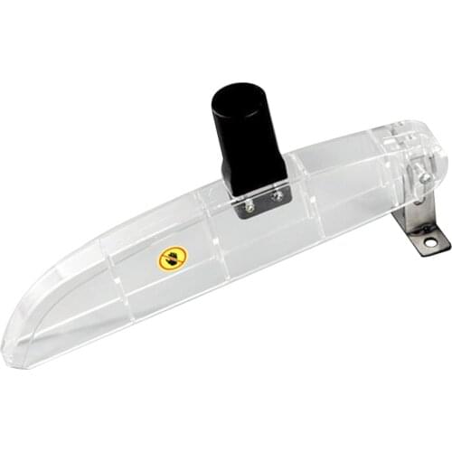 Transparent Plastic Table Saw Protective Cover Case for 6-7inch Saw Blades