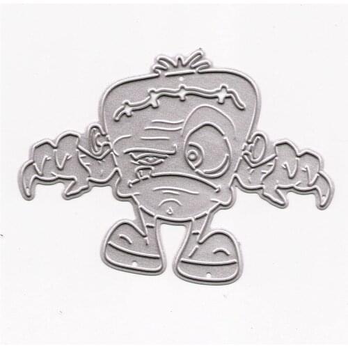 Die cutting die toy cartoon one-eyed dragon metal crafts paper relief DIY embossed Easter New Year