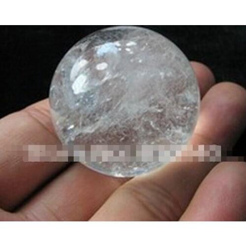 WBY 905++++++Rare Collectibles Natural Clear white Quartz Crystal Ball/Sphere 38mm