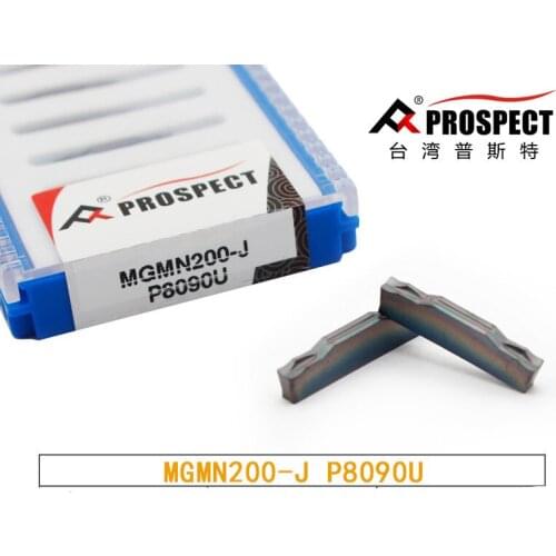 10pcs MGMN200-J P8090U/MGMN300-J P8090U/MGMN400-J P8090 inserts, to cut hardened steel HRC40-60, Nano-nitride PVD coating