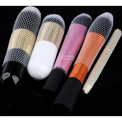 20pcs makeup brushes net Protector Guard Elastic Mesh Beauty Make Up Cosmetic Brush pen Cover
