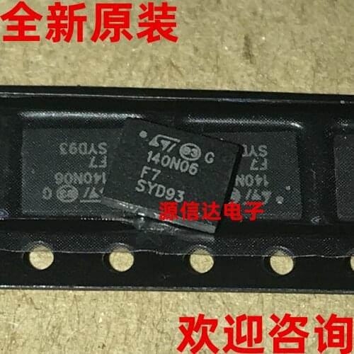 5PCS Newly imported STL140N6F7 screen printing: real picture shooting of 140N06F7 60V 145A QFN-8