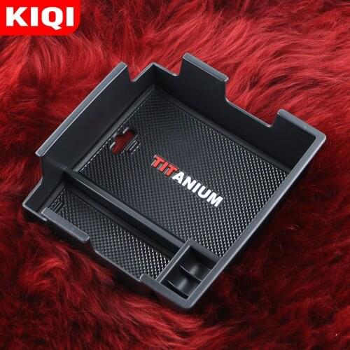 Car Styling Dedicated Modified Central Armrest Storage Box Glove Box Tray Pallet Case for Ford Everest 2015 - 2021 Accessories