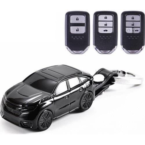 Car Model Car Keychain Car key Case Holder Cover For HONDA Accord Civic Fit Jazz CRV HRV Vezel City Odyssey Key Case Cover