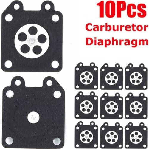 10x Chainsaw Carburetor Metering Diaphragm Motor Parts For Walbro 95-526 95-526-9 95-526-9-8 Spare Parts