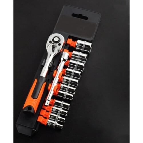 Drive Swivel Ratchet Wrench 1/4" Steel High Torque Ratchet Wrench Socket 24 Teeth Quick Release Wide Used Hand Tools