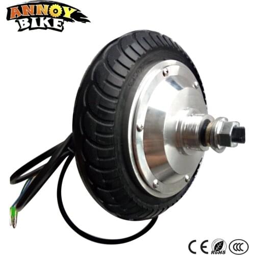 8 inch 36V 350W Hub Motor Geared E-Bike Hub Motor For Motorcycle/ E-scooter/ Electric bicycle/ Wheelchair Silver Powerful