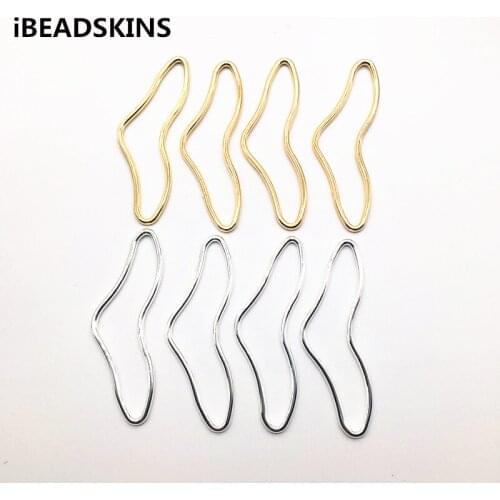 New arrival! 60x16mm 50pcs zinc alloy twists connectors for earrings accessories/Earring parts/Jewelry Findings Components DIY