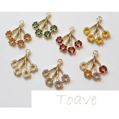 Autumn and winter Lucky Tree zinc alloy pendant versatile temperament DIY Earrings material accessories
