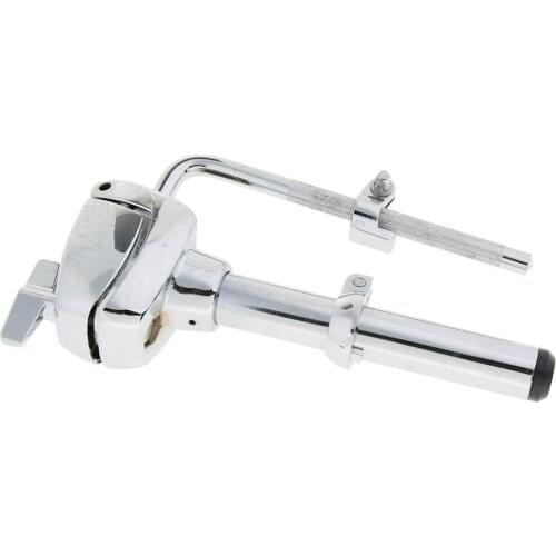 Practical Metal Tom-Tom Drum Mount Holder Support Silver DIY for Drummer