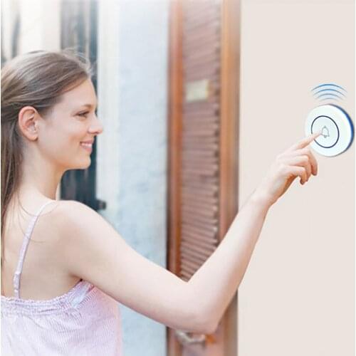 433MHz Wireless Doorbell Emergency Button Program, Used for the Doorbell Function of our Home Anti-theft Alarm System